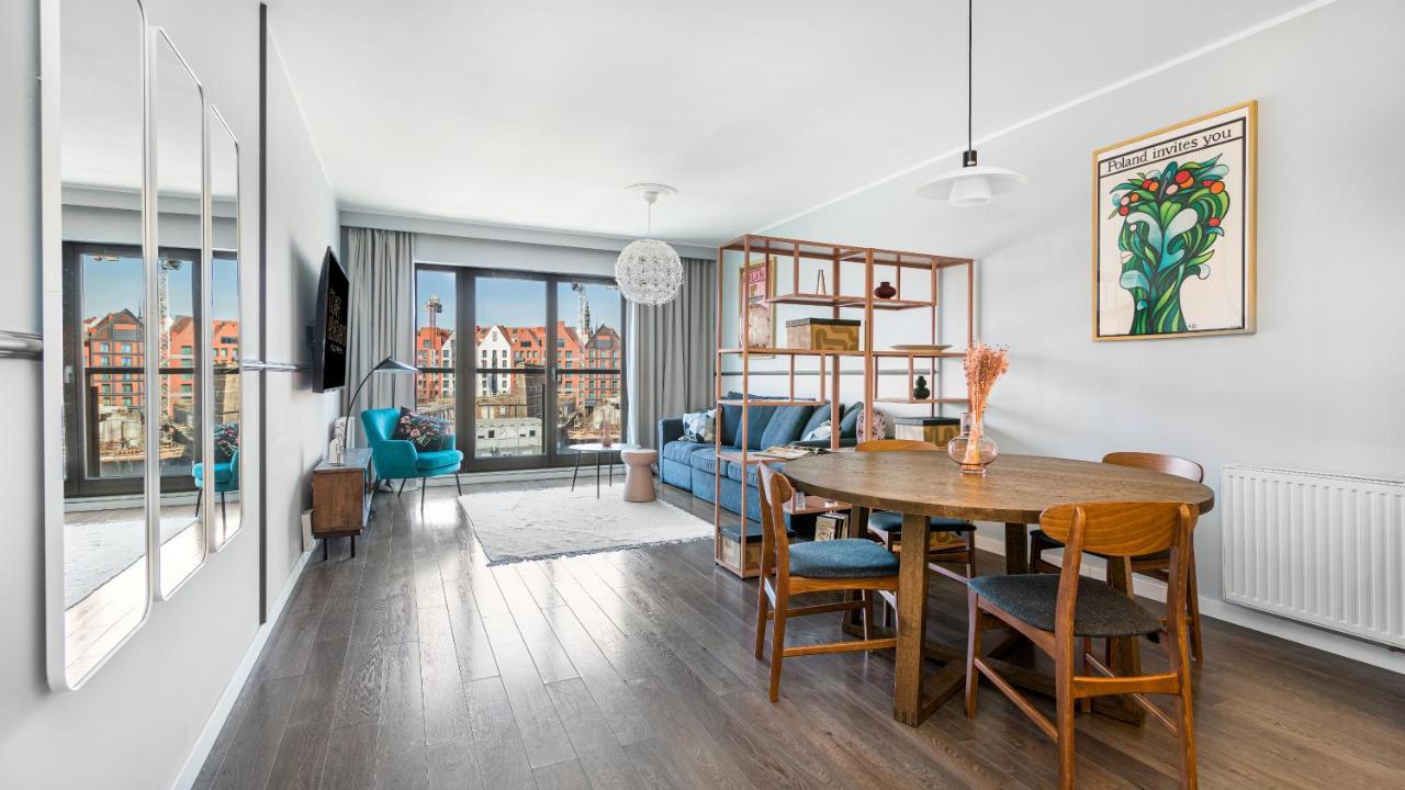 Waterlane W Oknami Na Rzeke - Marina View - Comfy Apartments Гданьск Экстерьер фото
